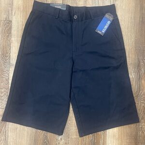 Nautica Boy’s Navy Flat Front Shorts, Size 20, NWT